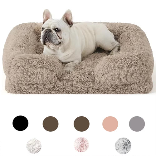 Cozy Winter Dog Bed: Perfect for Puppies & Cats! Warmth Meets Comfort in Stylish Baskets 🐾✨