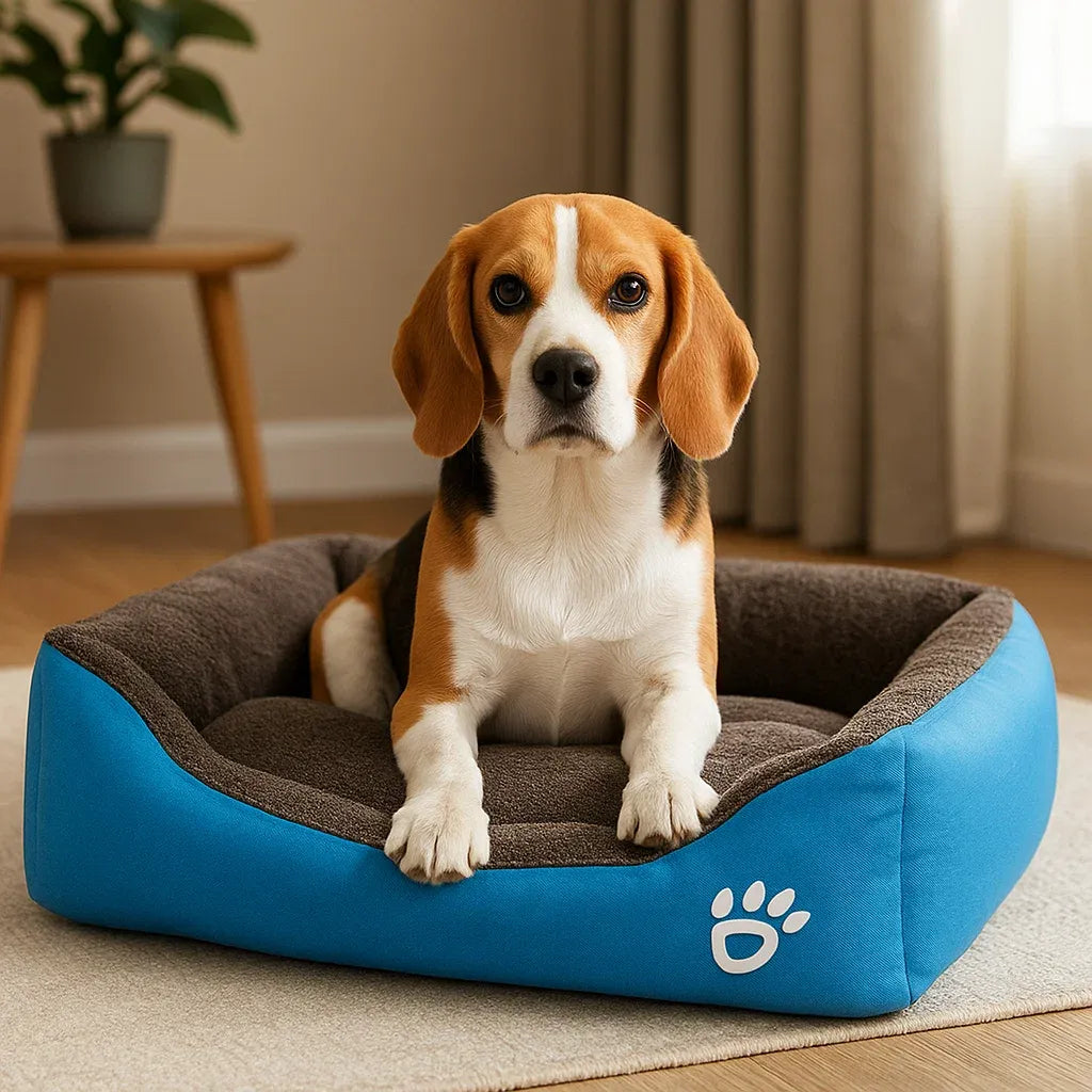 Lass deinen Vierbeiner in süssen Träumen schwelgen: Das ultraweiche Komfortbett für entspannten Schlaf! 💤🐾✨