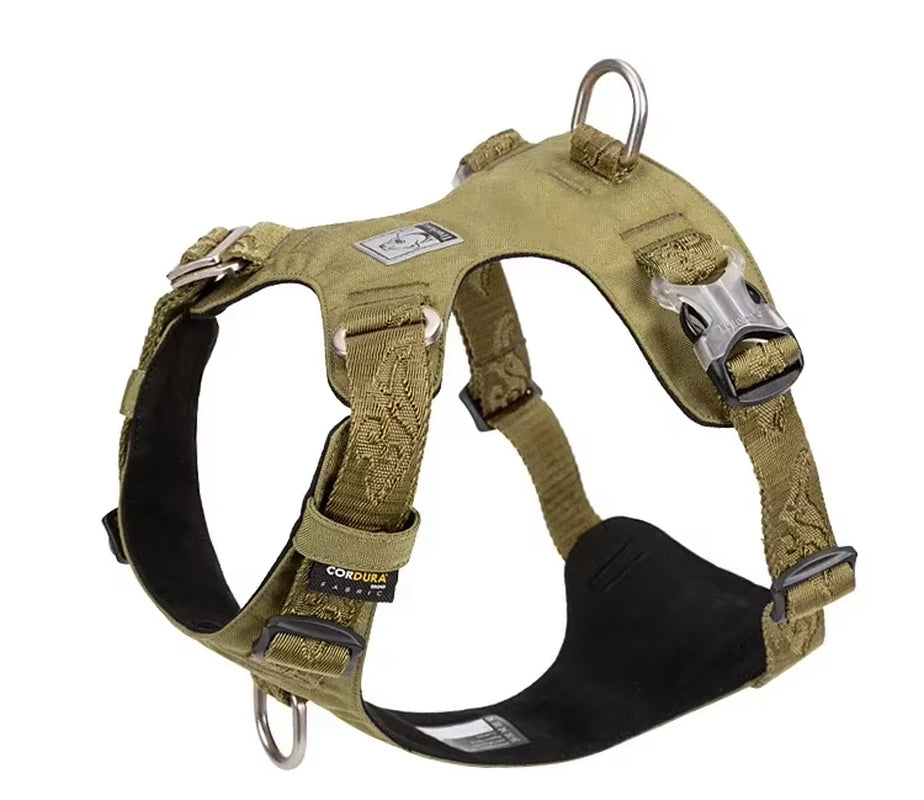 Transform Your Pup's Outdoor Adventures with Our Adjustable Lightweight Tactical Harness! Perfect for Every Size! 🐾✨
