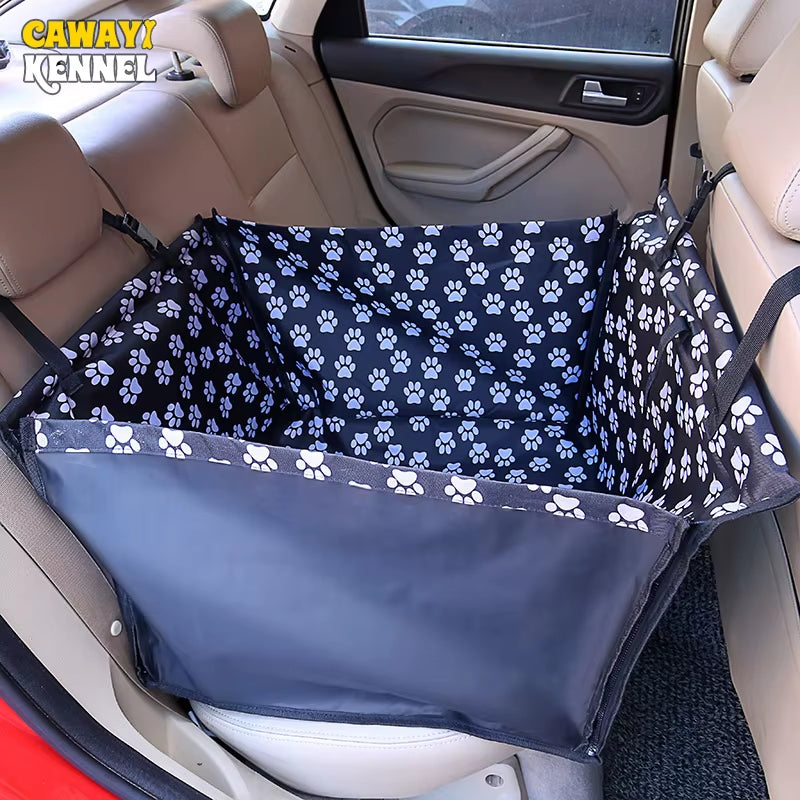 Transform your pet's travel experience with our waterproof dog car seat cover and hammock cushion! Perfect for comfy and secure rides! 🐾🚗✨