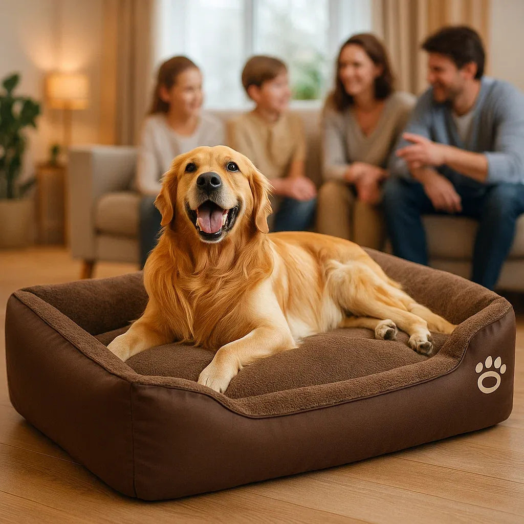 Lass deinen Vierbeiner in süssen Träumen schwelgen: Das ultraweiche Komfortbett für entspannten Schlaf! 💤🐾✨
