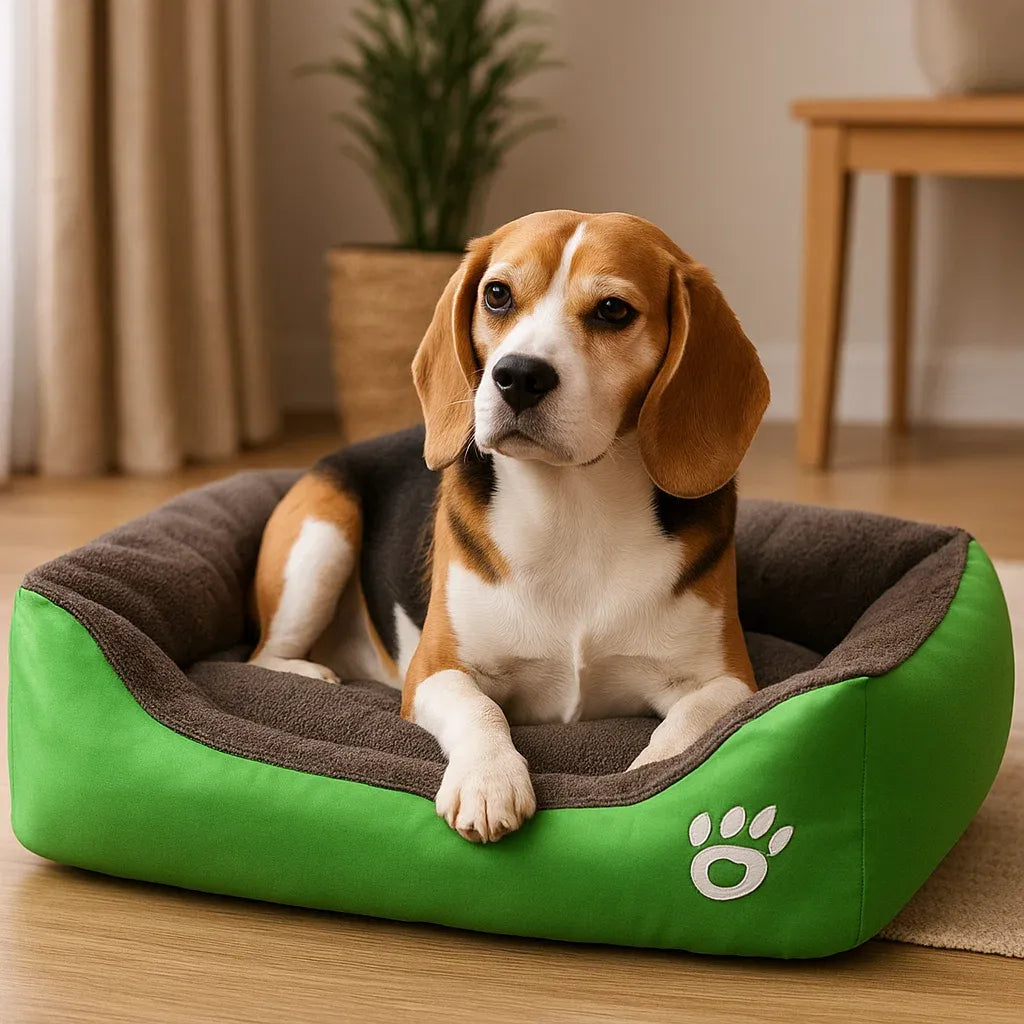 Lass deinen Vierbeiner in süssen Träumen schwelgen: Das ultraweiche Komfortbett für entspannten Schlaf! 💤🐾✨