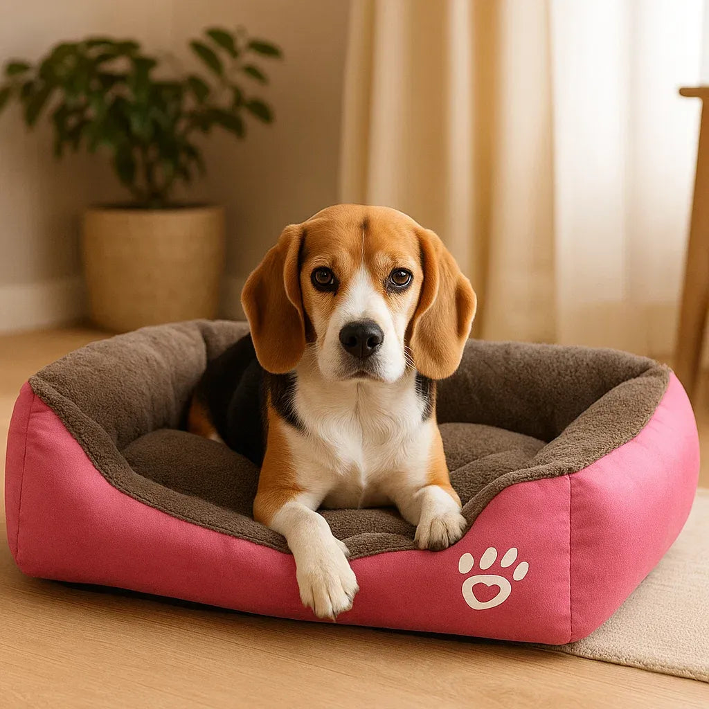 Lass deinen Vierbeiner in süssen Träumen schwelgen: Das ultraweiche Komfortbett für entspannten Schlaf! 💤🐾✨