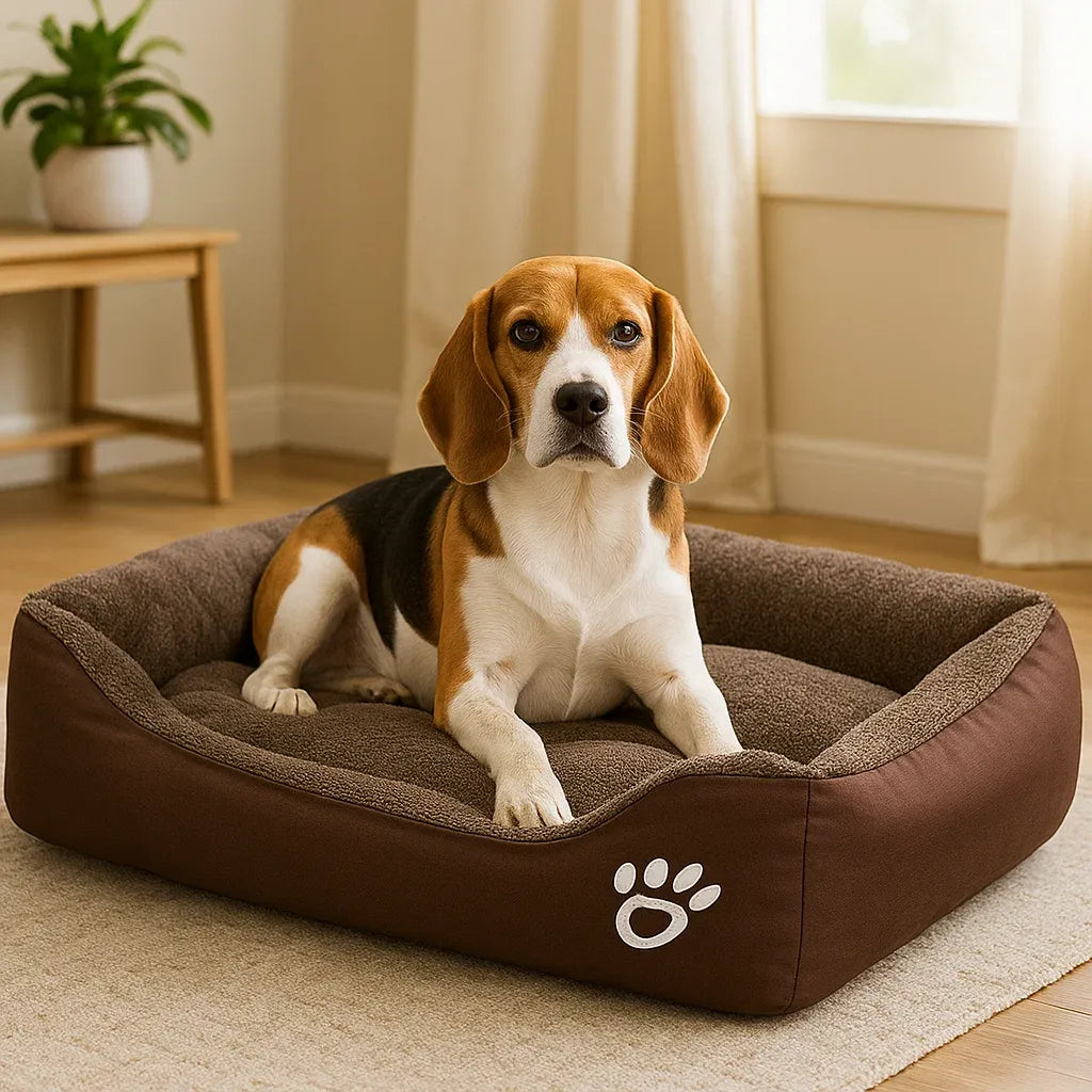 Lass deinen Vierbeiner in süssen Träumen schwelgen: Das ultraweiche Komfortbett für entspannten Schlaf! 💤🐾✨