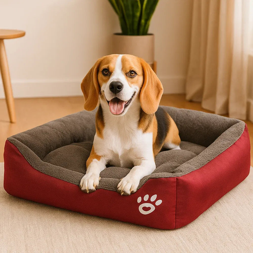Lass deinen Vierbeiner in süssen Träumen schwelgen: Das ultraweiche Komfortbett für entspannten Schlaf! 💤🐾✨