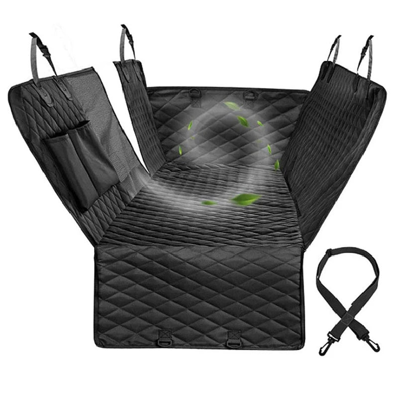 Keep Your Car Clean and Your Pup Happy with Our Waterproof Dog Car Seat Cover Hammock! Perfect for Small & Large Dogs! 🐾🚗🐶