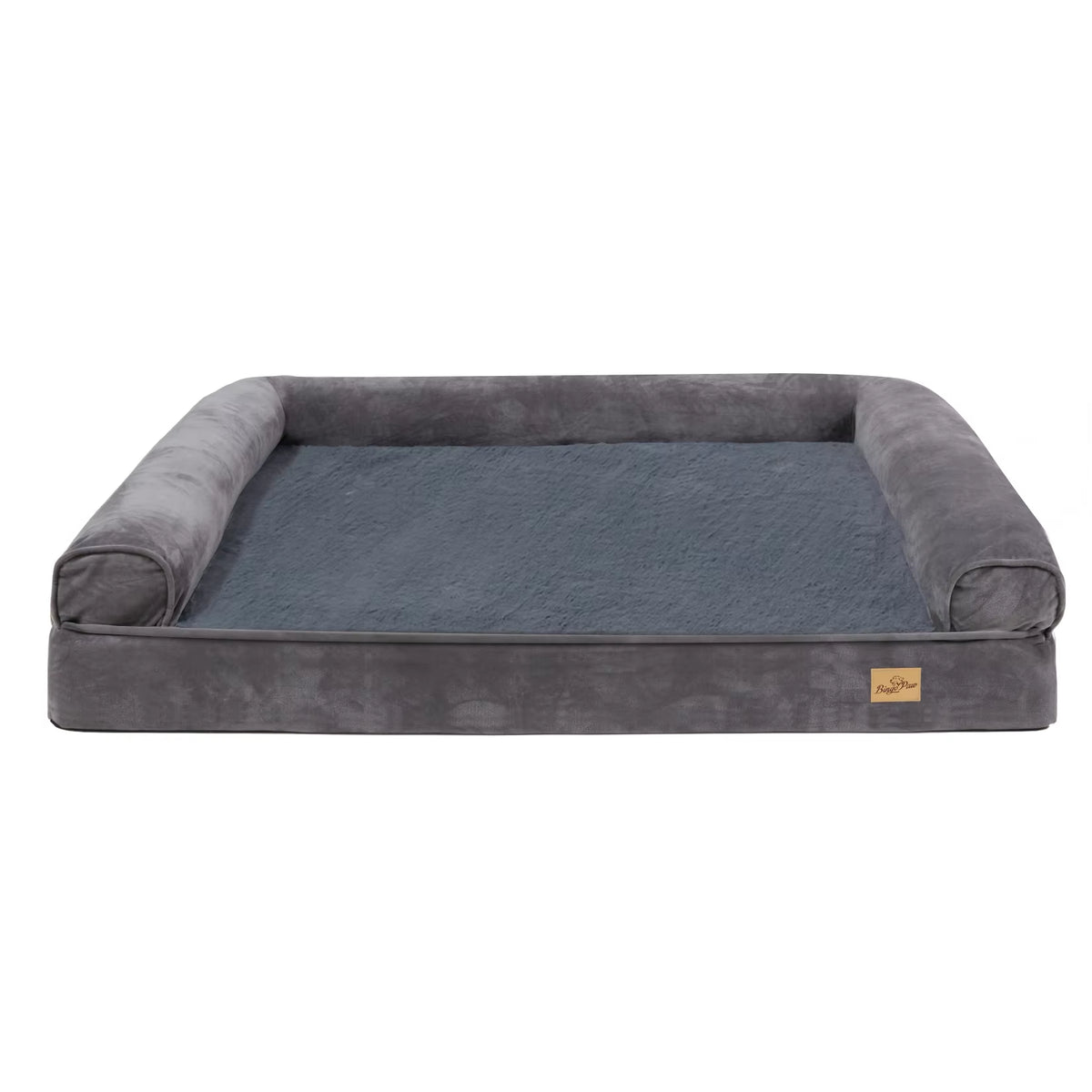 Snuggle Up! XXL Orthopedic Dog Bed with Bolster - Cozy, Washable & Perfect for Your Furry Friend! 🐾❤️