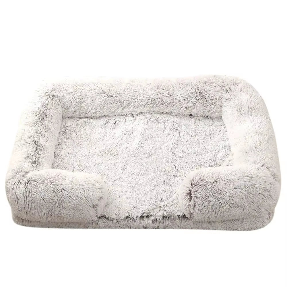 Cozy Winter Dog Bed: Perfect for Puppies & Cats! Warmth Meets Comfort in Stylish Baskets 🐾✨