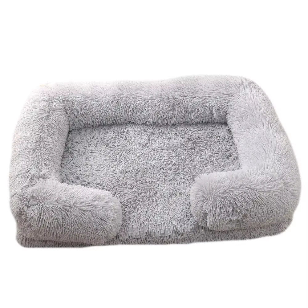 Cozy Winter Dog Bed: Perfect for Puppies & Cats! Warmth Meets Comfort in Stylish Baskets 🐾✨