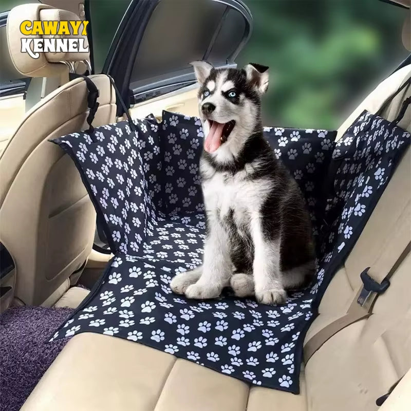 Transform your pet's travel experience with our waterproof dog car seat cover and hammock cushion! Perfect for comfy and secure rides! 🐾🚗✨