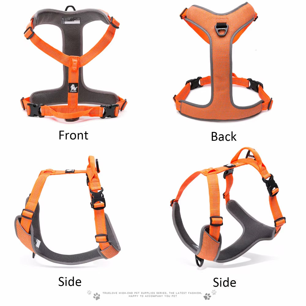 Get Your Pup Ready for Adventure! 🐾✨ Reflective No-Pull Dog Harness with Matching Leash & Collar – Perfect for Training, Running, & More! 🐶💕 #DogGear #PetLovers