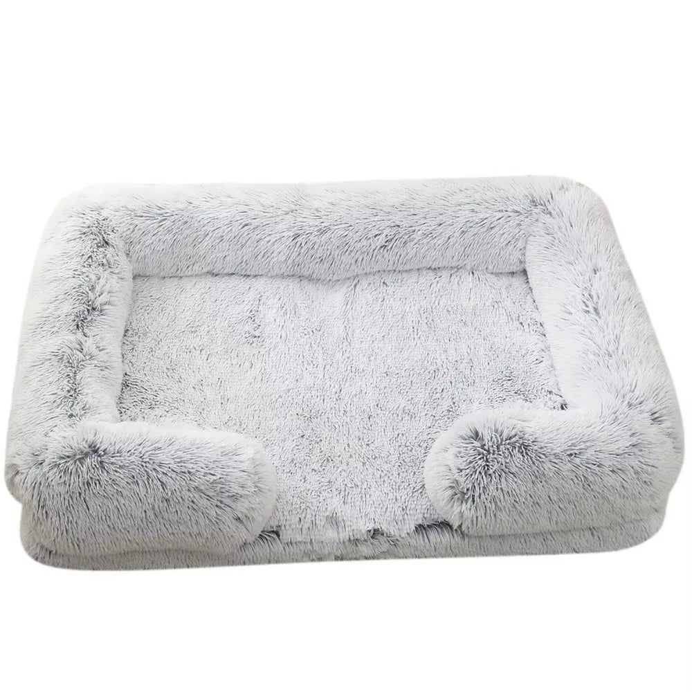 Cozy Winter Dog Bed: Perfect for Puppies & Cats! Warmth Meets Comfort in Stylish Baskets 🐾✨