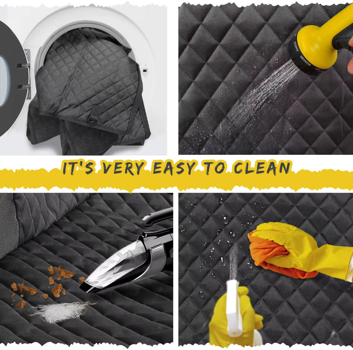 Keep Your Car Clean and Your Pup Happy with Our Waterproof Dog Car Seat Cover Hammock! Perfect for Small & Large Dogs! 🐾🚗🐶