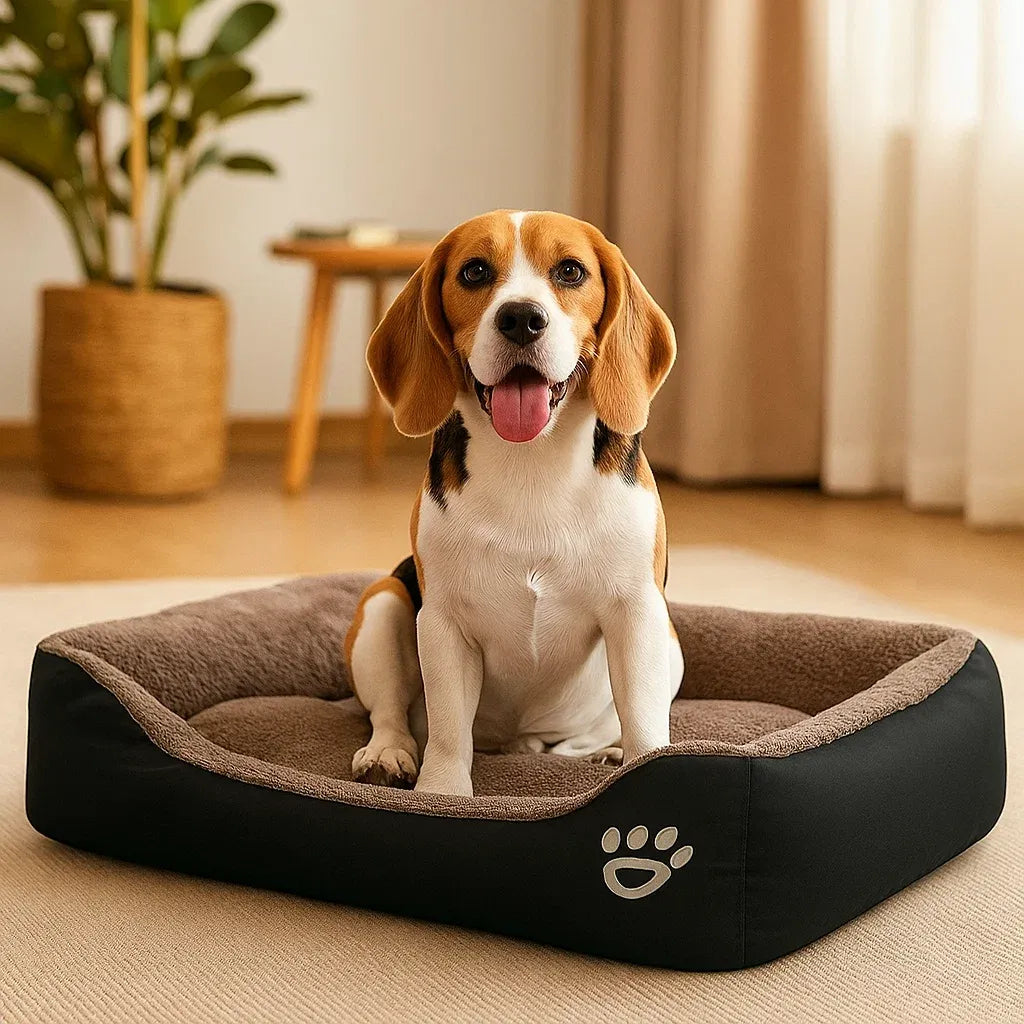 Lass deinen Vierbeiner in süssen Träumen schwelgen: Das ultraweiche Komfortbett für entspannten Schlaf! 💤🐾✨