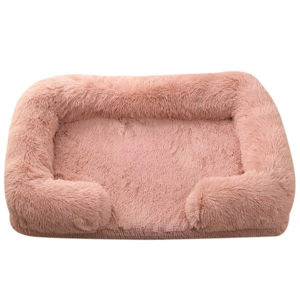 Cozy Winter Dog Bed: Perfect for Puppies & Cats! Warmth Meets Comfort in Stylish Baskets 🐾✨