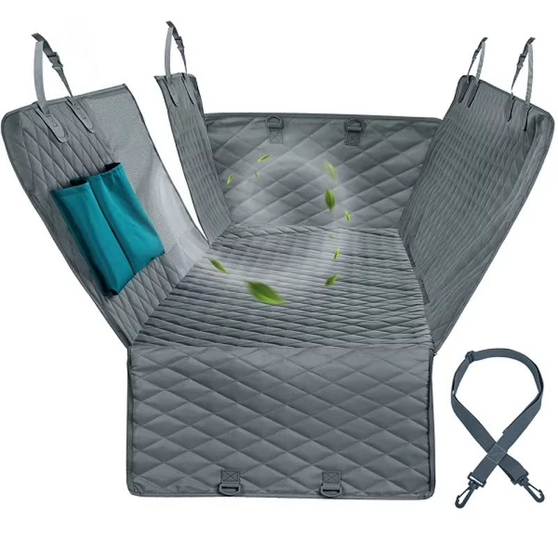 Keep Your Car Clean and Your Pup Happy with Our Waterproof Dog Car Seat Cover Hammock! Perfect for Small & Large Dogs! 🐾🚗🐶