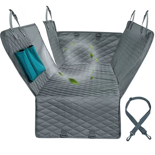 Keep Your Car Clean and Your Pup Happy with Our Waterproof Dog Car Seat Cover Hammock! Perfect for Small & Large Dogs! 🐾🚗🐶